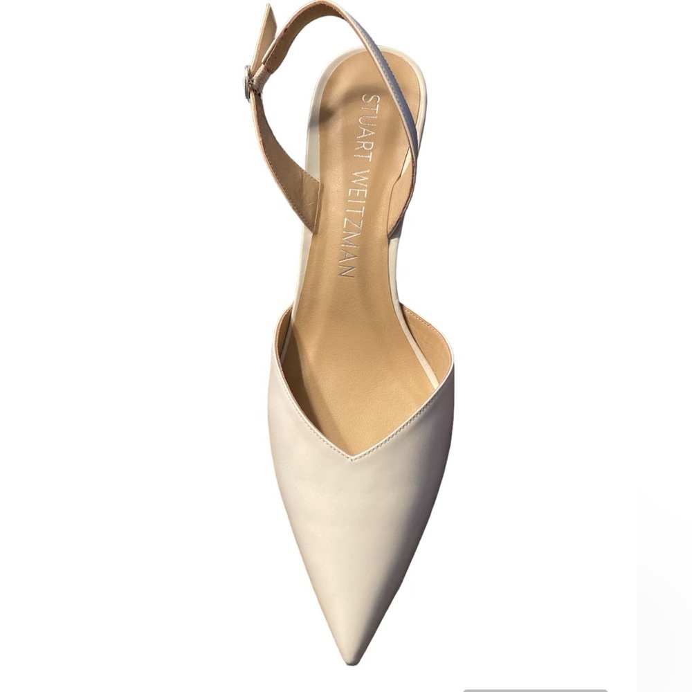 Stuart Weitzman Julia 75 sling pump SMO - Smooth calf sz 12B